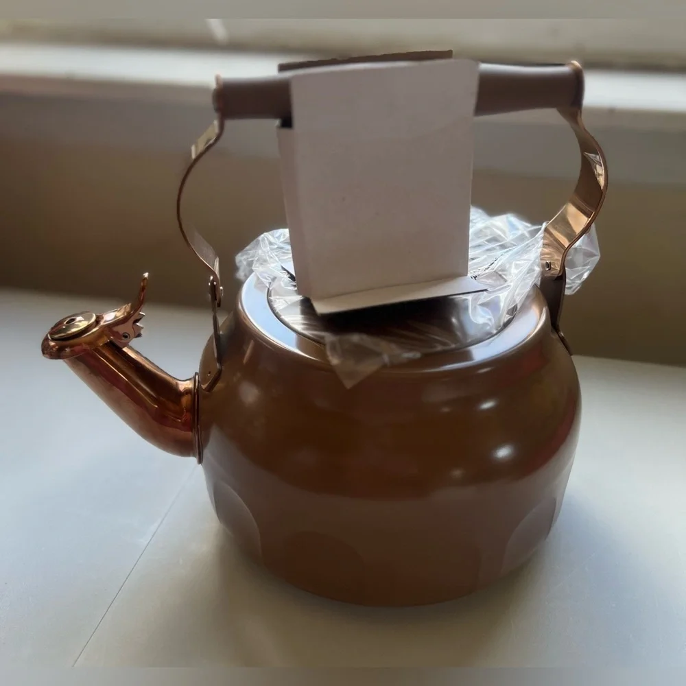 Teapot with Copper Accents Tan - Hearth & Hand Magnolia